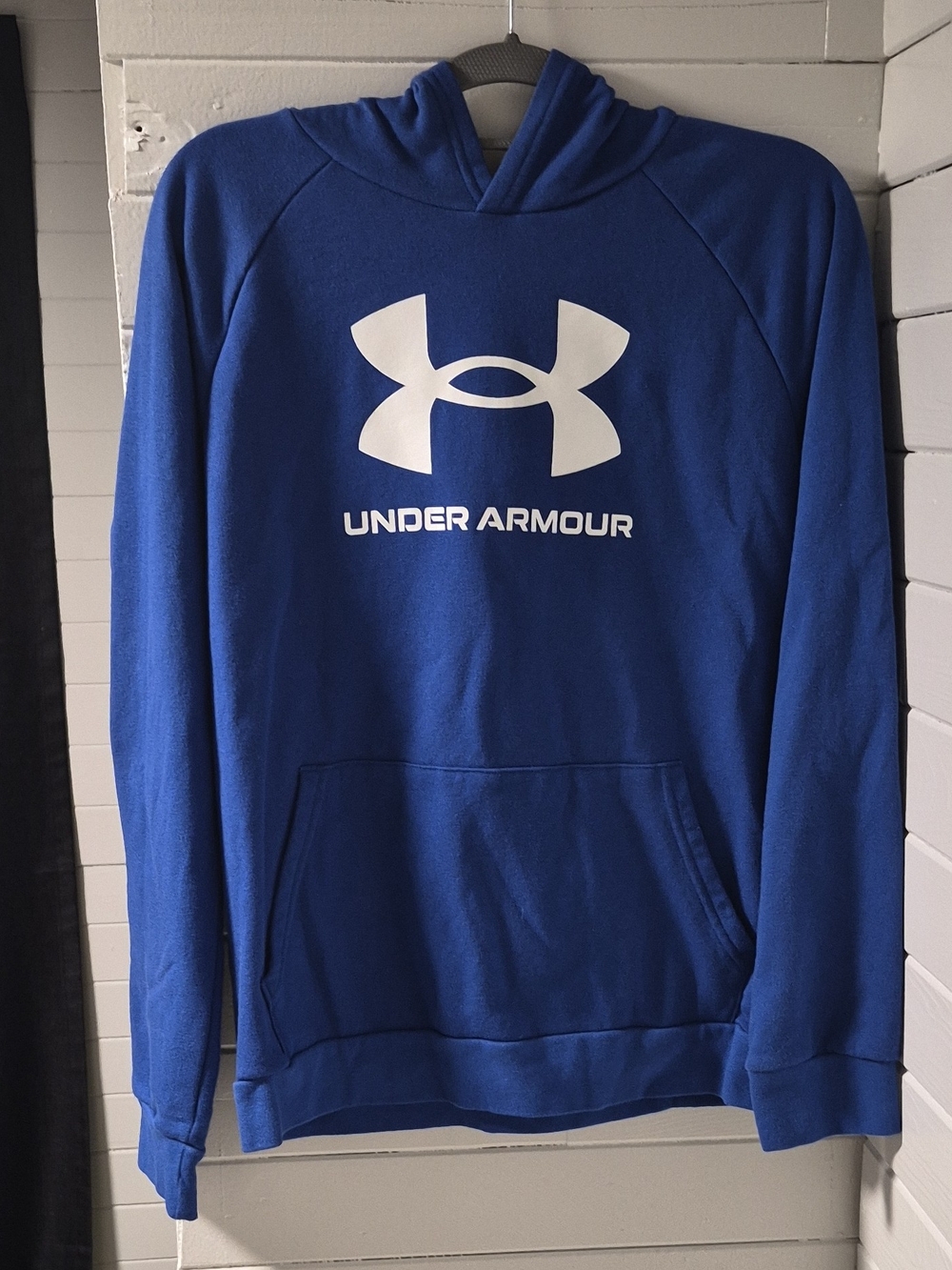 Under Armour Royal Blue Hoodie with White Logo